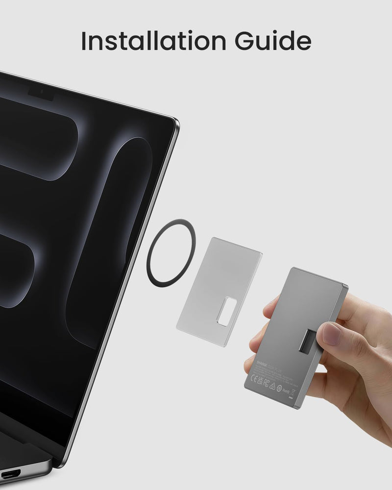 sharge Modular Magnetic Pad and USB C Data Cable Bundle