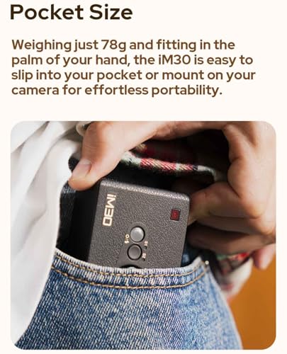 Godox Flash iM30 Mini Flash with Diffuser for Canon/Sony zv1 zve10 /Nikon/Fuji/Olympus Universal Hotshoe Cameras, Speedlite GN 15, 7 Power Levels, 6500K±200K, 230 Full-Power Camera Flashes