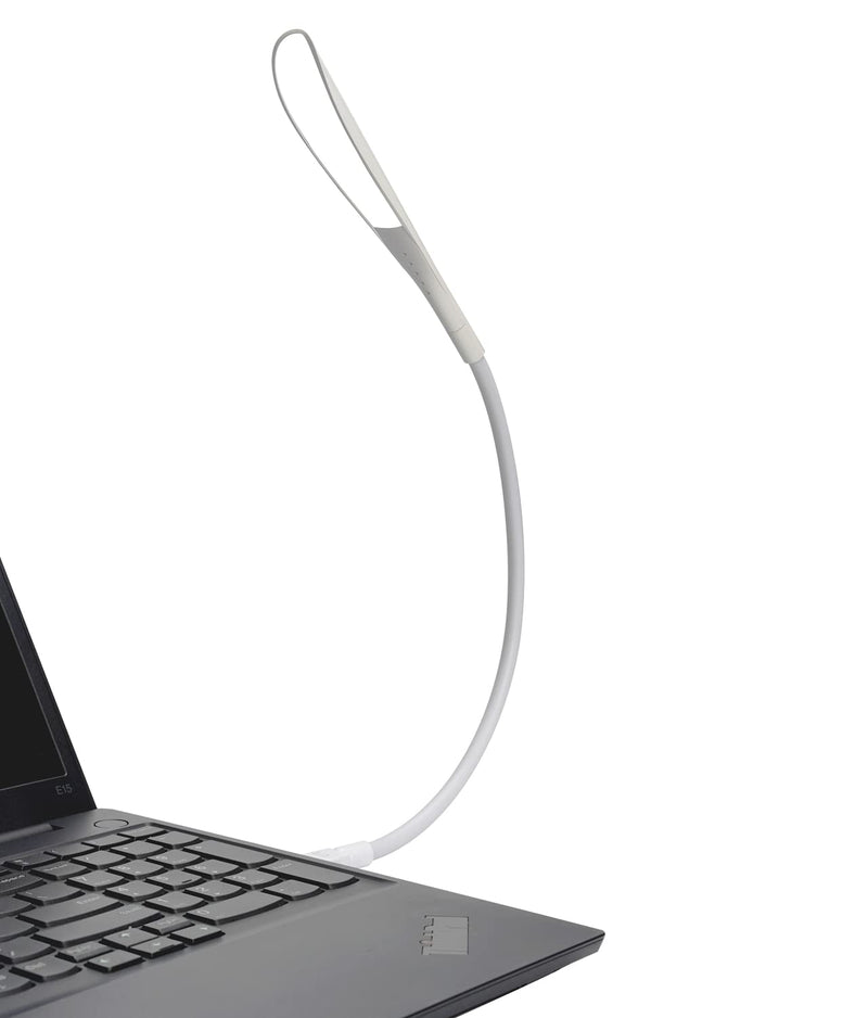 EBYPHAN Mini USB Light for Laptop, Flexible USB Keyboard Light, Dimmable USB Lamp(14-LED-Bead, 3-Level Adjustable Brightness, On/Off Touch Switch, White)