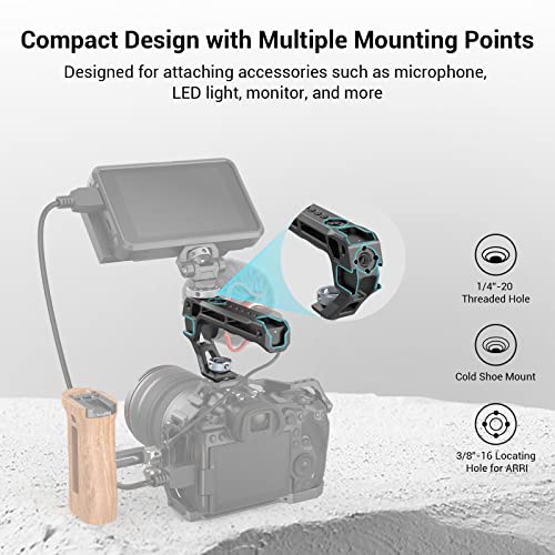 SMALLRIG 2 in 1 Camera Handle Mini Side Handle Handgrip and Top Handle