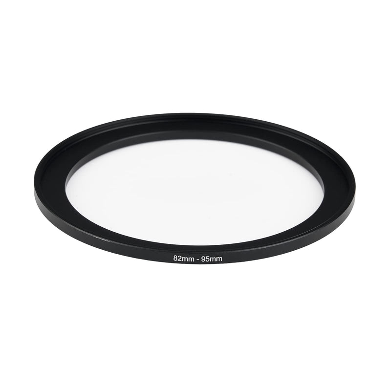 82mm to 95mm Step Up Ring Filter Adapter Applicable to All Brands of UV ND CPL Filter (82mm-95mm) 82mm-95mm