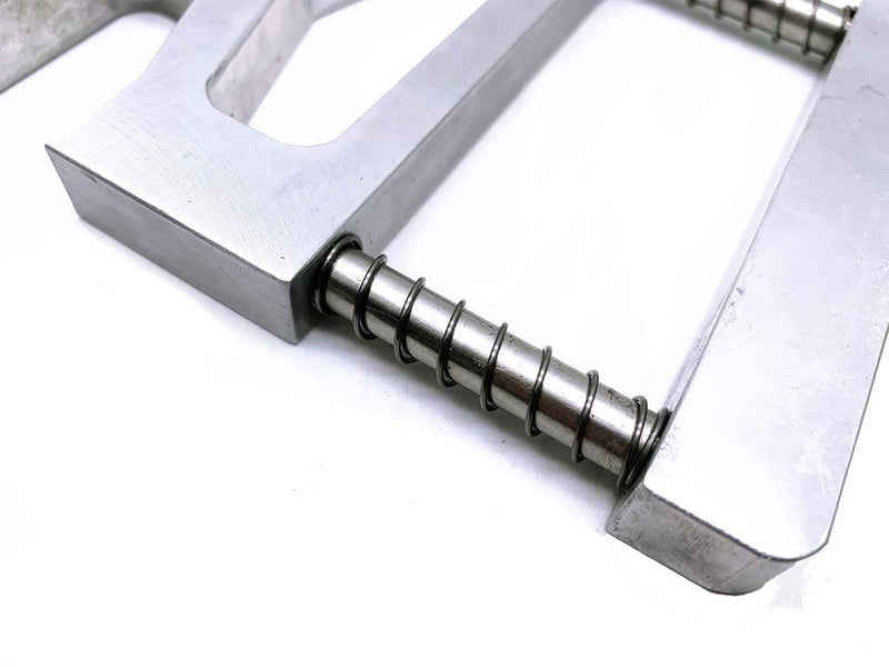 [AUSTRALIA] - Spring-Loaded Piano Center Pins Removal/Extracting Tool Piano Tuning Tool Silver - 5.3"x 4.2" 