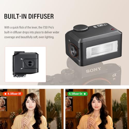Godox iT30 Pro N Mini TTL Flash Compatible for Nikon Cameras Godox iT30ProN Black IT30 PRO for Nikon