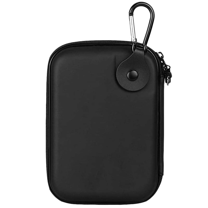 Lacdo Hard Drive Carrying Case for Seagate Portable Expansion Seagate One Touch Backup Plus Slim 1TB 2TB 3TB 4TB 5TB Portable External Hard Drive USB 3.0 2.5 Inch HDD EVA Shockproof Travel Bag, Black