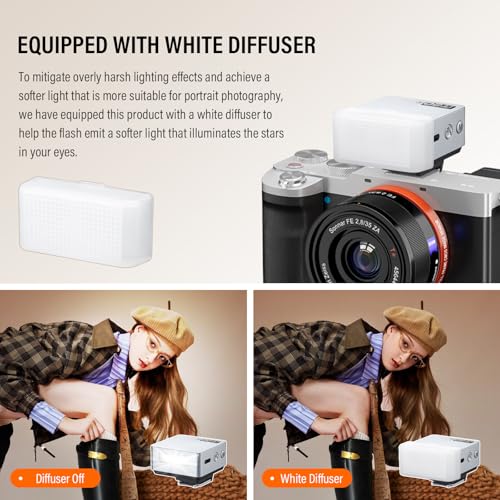 GODOX IT20 C for Canon Ultra-Compact TTL Hotshoe Mini Flash (Silver) IT20 C Silver