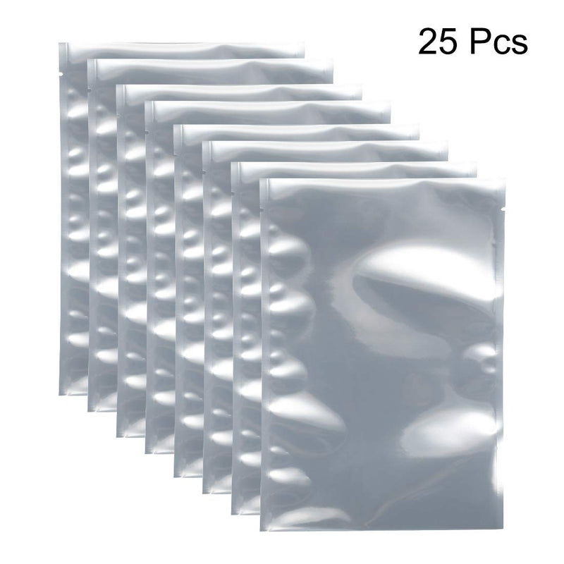 uxcell Antistatic Shield Shielding Bag, Flat Open Top Anti Static Bag for Electronic Devices, 6x9 inch(160x230mm), 25 PCS