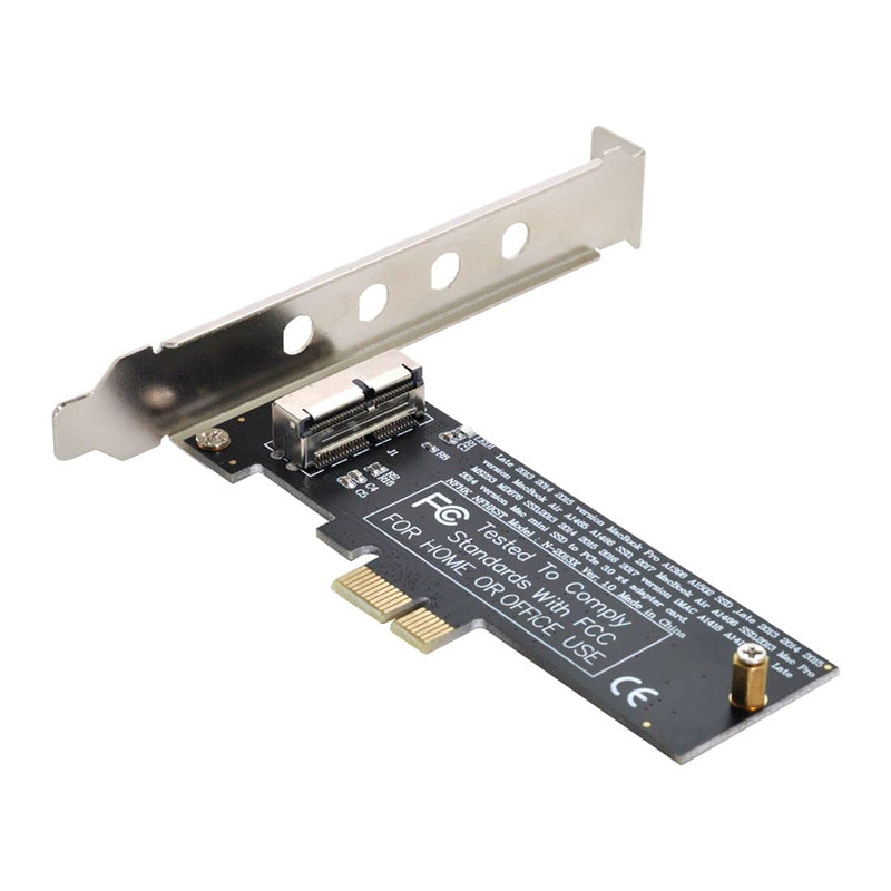 ChenYang CY PCI Express Convert Card PCI-E 1X to 12+16 Pin 2013-2017 Mac Pro Air SSD Convert Card for A1493 A1502 A1465 A1466