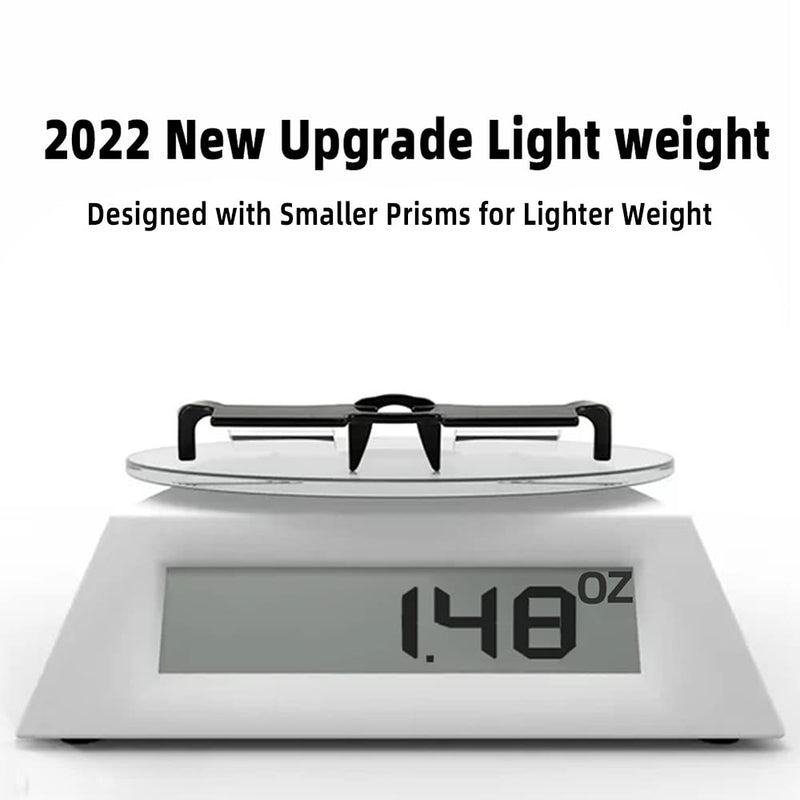 Prism Glasses Lazy Glasses Horizontal Position Glasses for lying down 90 Degree Glasses for Laying Down Reading and Watching TV