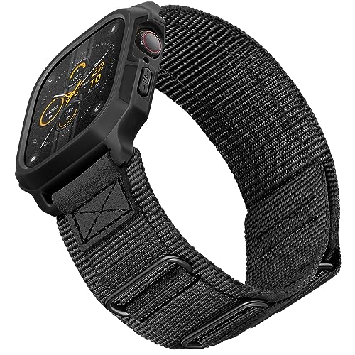 Bundle of the Rugged Nylon Apple Watch Band (Blue/Black Tag)