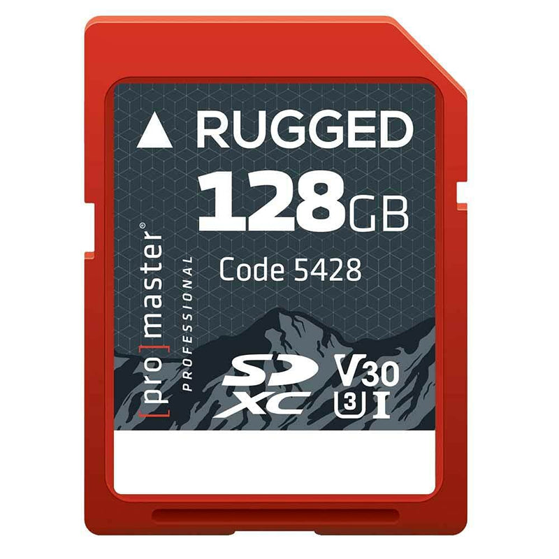 ProMaster Rugged SDXC 128gb UHS-I V30