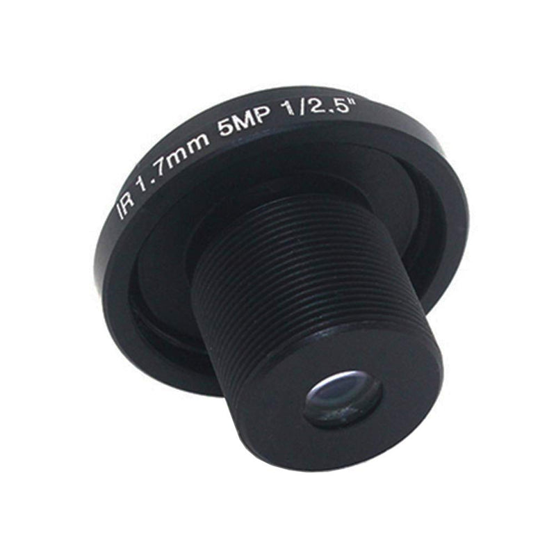 Wide Angle Fisheye Lens 1.7mm 180 Degree HD 5 Megapixel Lens for CCTV IP Camera Panoramic CCTV Camera Lens