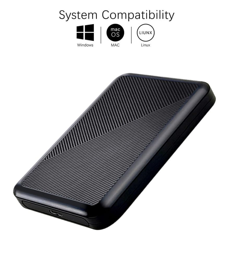 750GB Ultra Slim Portable External Hard Drive USB 3.0 HDD Storage for PC, Mac, Laptop, PS4, Xbox one 750GB