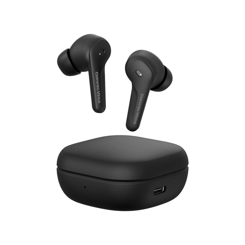CERWIN-VEGA! Vega Earbuds - Immersive Sound with Active Noise Cancellation, Sweat & Waterproof Design, Seamless Bluetooth Connectivity - Best Earbuds for Gaming, Workout, Running, Sports - EB1
