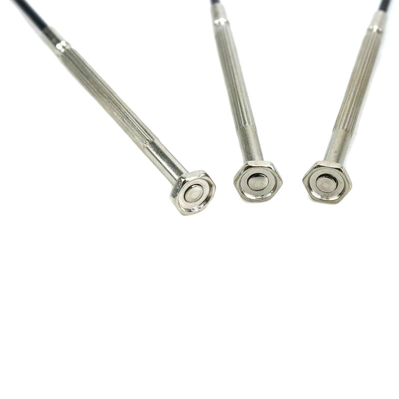 3Pcs 2mm Metal Flathead Screwdrivers Wind Instrument Repair Tool for Clarinet,Flute,Bassoon Oboe,Piccolo