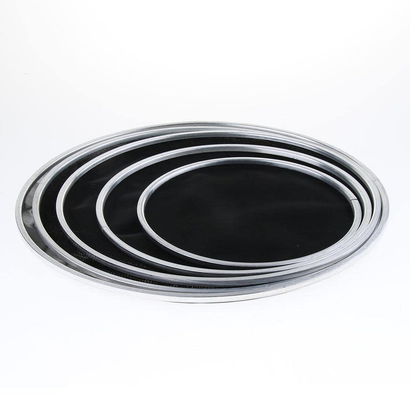 [AUSTRALIA] - 2-Ply Mesh Silent SKIN for Drum Set Replacement, Black, 8inch 