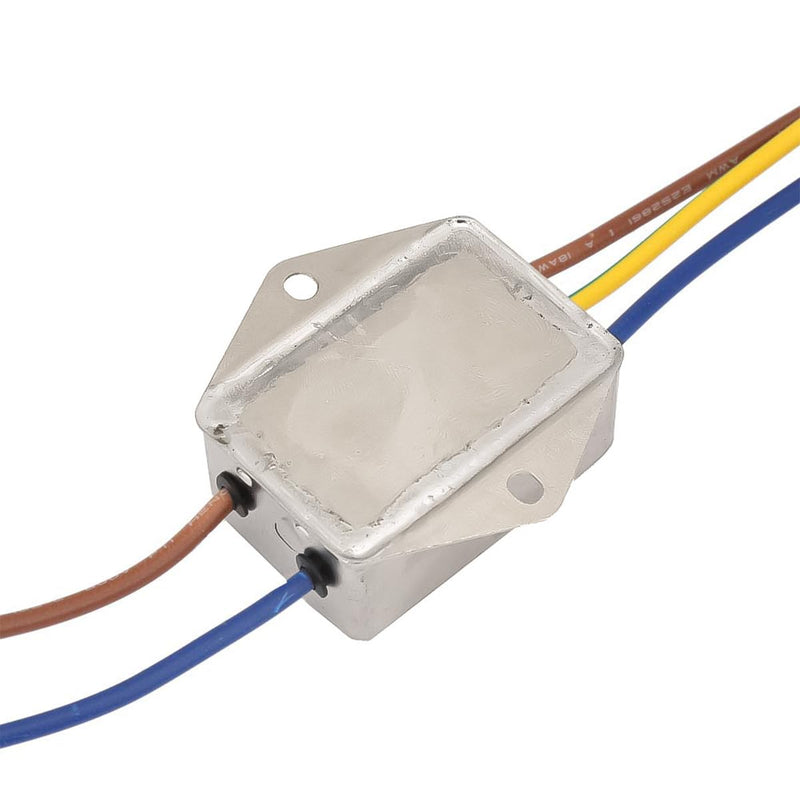 ieron EMI Power Filter 125/250V Electromagnetic Interference Filter CW1B-10A-L (040) Single Phase Filter for Suppression of Impulse Interference
