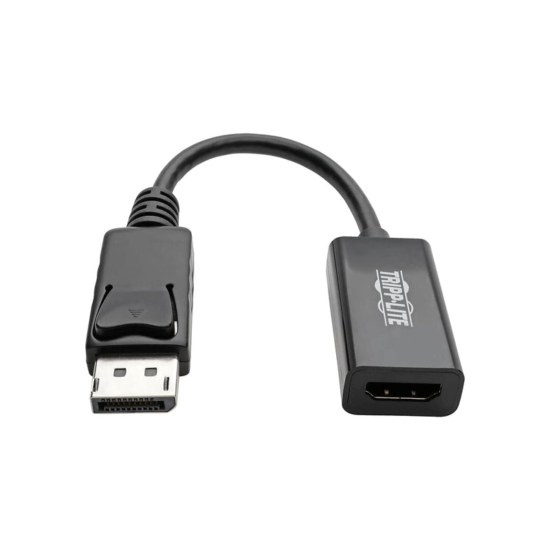 Tripp Lite DisplayPort to HDMI Adapter Converter 4K @ 60Hz, Latching Connector, DP 1.2 to HDMI 2.0 M/F, DP to HDMI (P136-06N-H2V2LB)