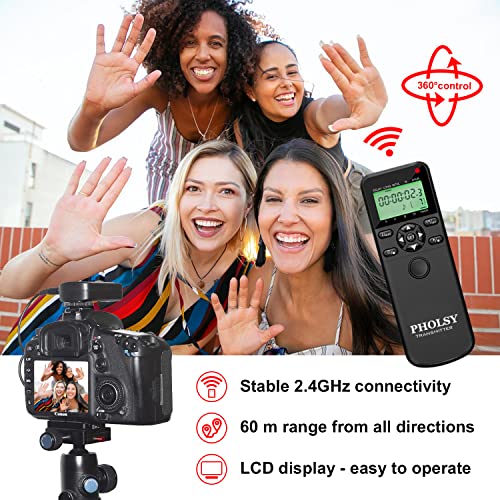 Camera Remote Release Intervalometer C6 Timer for Canon Olympus Fuji C6 WT for Canon Fuji and Olympus