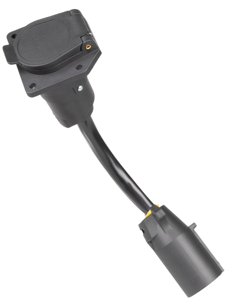 EWAY 7-Way Adapter with Power Switch for Furrion RV Backup Camera System, Plug and Play for Tow Vehicle to RV Wireless Observation Cameras, Provides 12V Power to Camera Through 7-Pin Connector