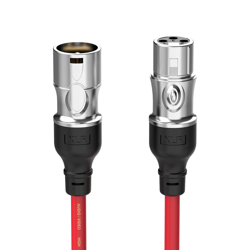 [AUSTRALIA] - XLR 6ft Cables 4pack,Male to Female Gold-Plated 3 Pins Mic Cable for Recording Studio, Speaker,Home podecast,Recording Studios 4 