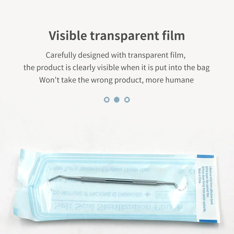 Sterilization Bags, 60 Pieces Self Sealing Sterilization Bags, Disinfectant Bags for Autoclaves, Sterilization Bags, Bags