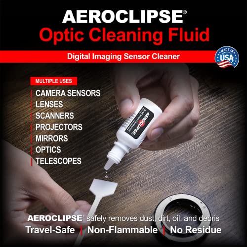 Photographic Solutions Digital Survival Kit - Type-3 (24mm) Sensor Swabs, PEC-PAD Photo Wipes, E-Wipe Packet, Aeroclipse Optic Cleaner Non-Flamable Solution - Camera Cleaning Kit with Travel Bag Type-3 (24mm)