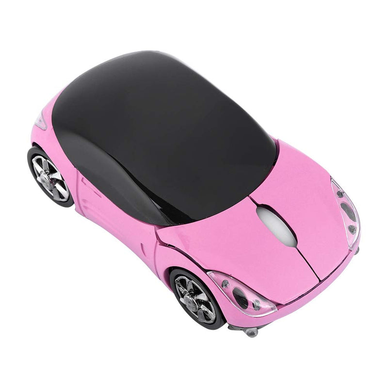 1600DPI Portable Wireless Mouse with 3 Buttons,10M 2.4G Bluetooth Optical Mouse with a Receiver Storage, Mouse for Mac/ME/Windows PC/Tablet Gaming Office(Pink) Pink