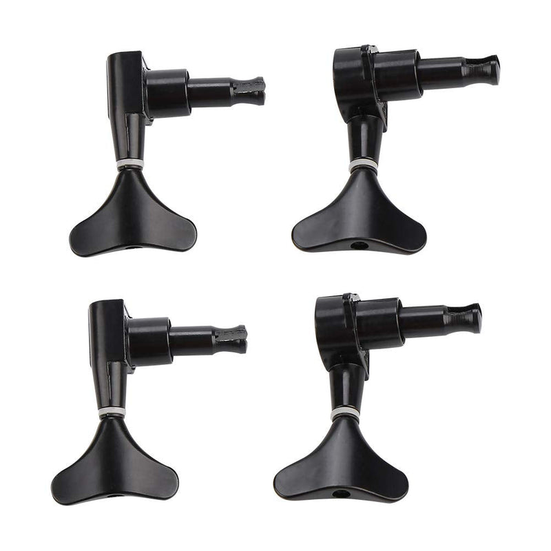 [AUSTRALIA] - VBESTLIFE 2L 2R Electric Bass Machine Heads, Sealed Tuner String Tuning Key Pegs for Electric Bass Black 