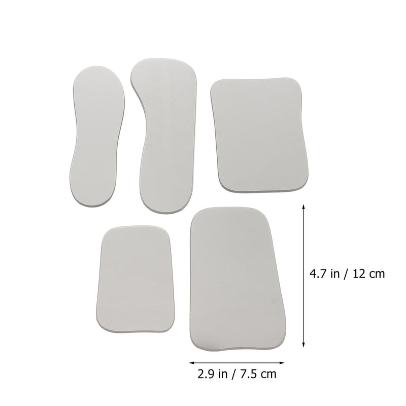 [AUSTRALIA] - Pack of 5 Dental Mirrors, Mouth Mirrors, Dentist Mirrors, Orthodontic Inspection Mirror, Irregular Double-Sided Mirror, Dental Care Set for Clinical Dentists Dentist Mirror 