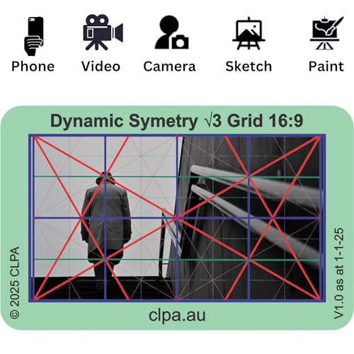 Dynamic Symmetry Directors Viewfinder Set, 4 Layouts, 12 Cards Set - Dynamic Symmetry