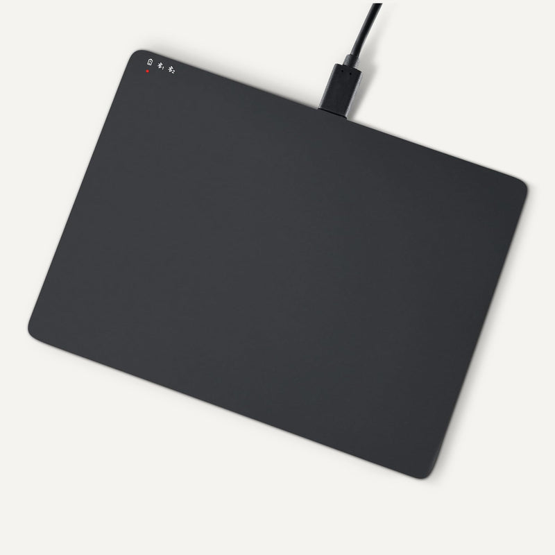 Amazon Basics Multi-Touch Trackpad with Dual Device Control, Wireless Touchpad for Windows PC (Not Support MacOS), Rechargeable, 6.4-inch, Black