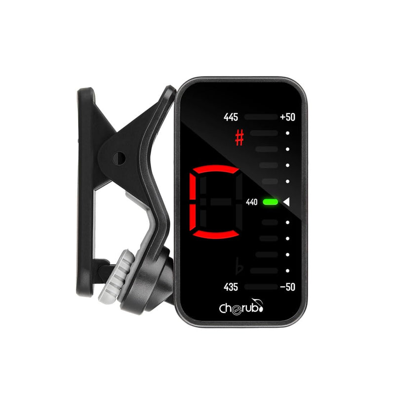 Cherub WST-551C Rechargeable Clip on Guitar Tuner, High Accuracy, Adjustable Reference Pitch