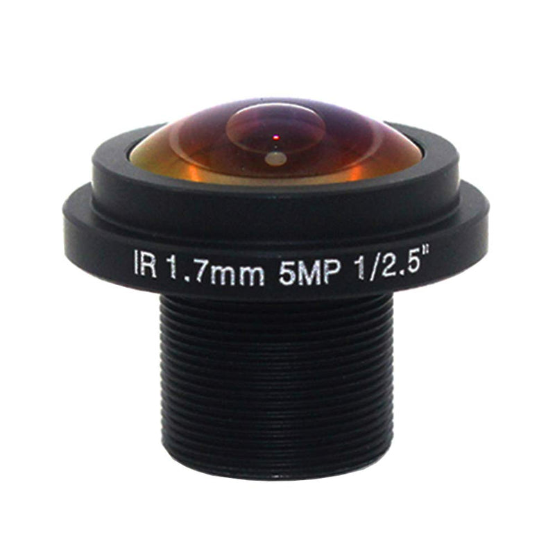 Wide Angle Fisheye Lens 1.7mm 180 Degree HD 5 Megapixel Lens for CCTV IP Camera Panoramic CCTV Camera Lens