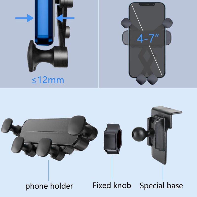 Car Phone Holder Mount for Kia Telluride 2023 2024 2025 2026 Auto Accessories Interior Decoration Mobile Cell Smartphone Bracket