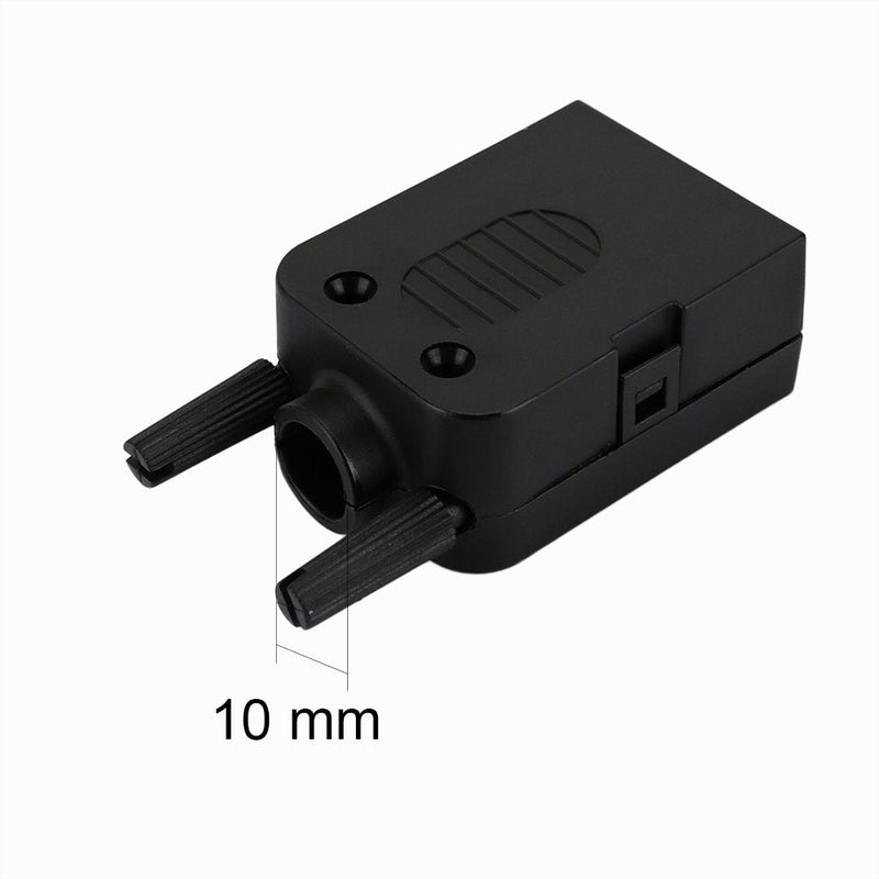 Avanexpress DB9 Connector to Wiring Terminal RS232 Serial Port Breakout Board Solder-Free (Male Adapter with Case x1, Female Adapter with Case x1)