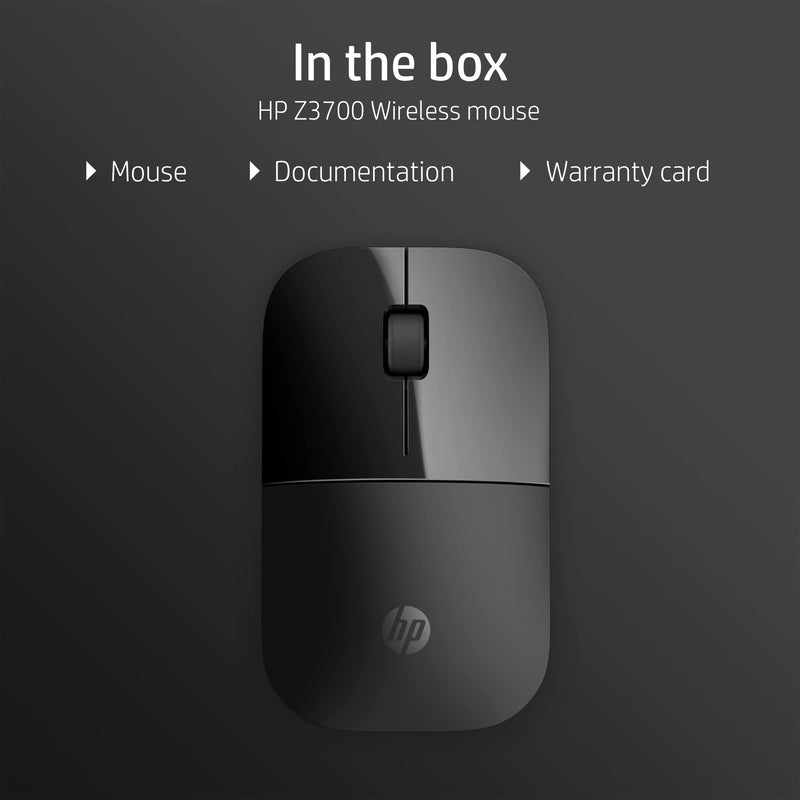 Z3700 WIRELESS MOUSE BLACK ONYX GLOSSY