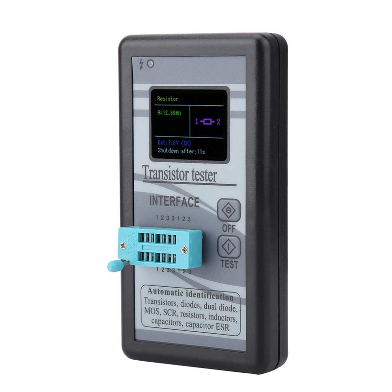 M328 Transistor Tester, NPN/PNP Transistor, Transistor Tester Multifunctional Transistor Diode Resistance Inductance, 0.5Ω - 50MΩ, LCD Transistor Tester Digital Transistor Tester