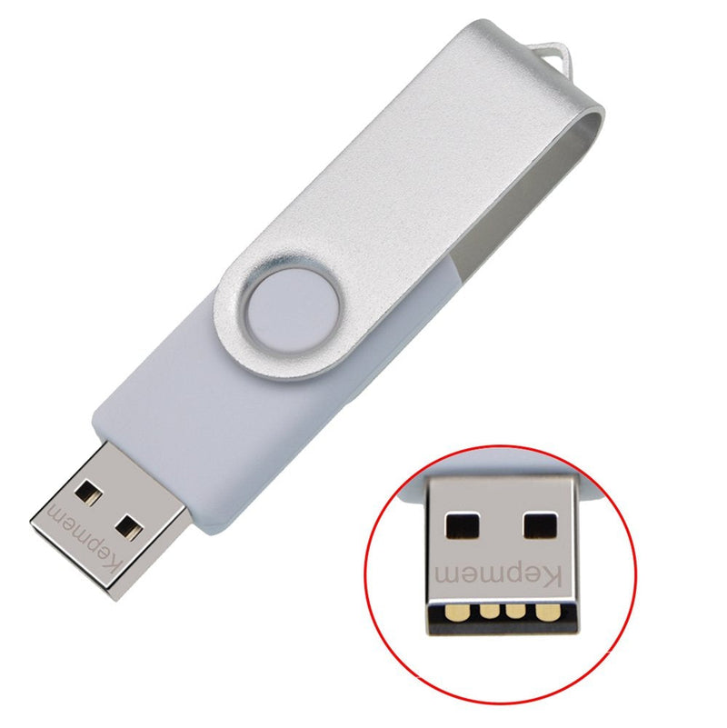 Multipack Memory Stick 128MB - Bulk 10 Pack USB Flash Drives - Kepmem Small Capacity Thumb Drive with Colorful Ropes 10 Pack - Multicoloured