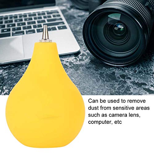 Watch Cleaning tool, Dust Blower Ball made of Stainless Steel Used for Digital Camera Lens Filter Watch Cleaning And So on (Yellow) Yellow