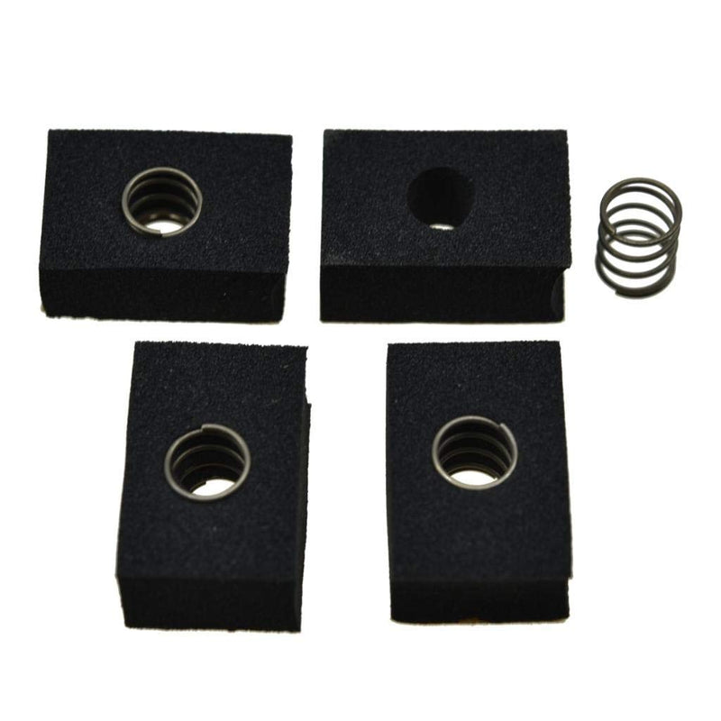 KAISH Pack of 4 Bass Pickup Height Foam Pickup Height Adjustment Pads with Springs for P Bass or Jaquar Pickups Pack of 4 for P Bass