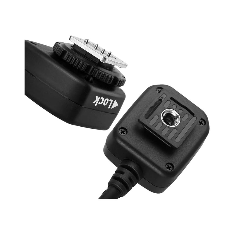 [AUSTRALIA] - Flash TTL Hot Shoe Cord for Nikon Z5 Z6 Z6II Z7 Z7II D780 D850 D800 D750 D500 D7200 D5600 D5500 D5300 D3500 D3300 Replaces Nikon SC-28 Cord -1.5m 