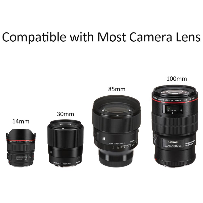 Lens Warmer with Cold Flexible Cable Down to -25℃, 350mm Dew Heater Strip Prevents Lens from Dew, Fog and Condensation for Astrophotography, Lens Heater Compatible w/ Telescope and Camera in 4.26"