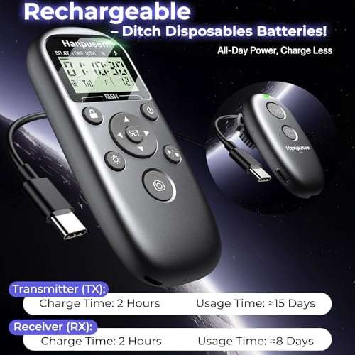 for Canon Camera Rechargeable Wireless Intervalometer Shutter Release for Canon