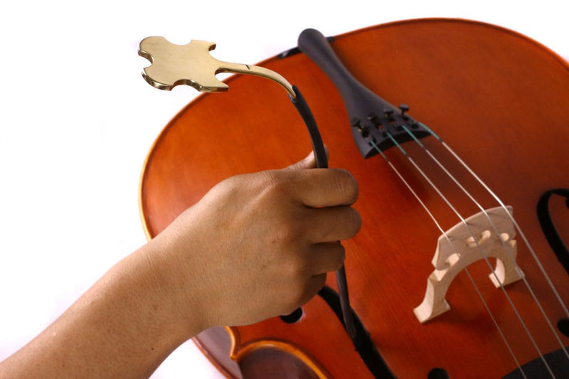 Luthier Cello making Tools Cello Sound Post S setter W/Rubber Grip protector durable Brass TOOLS