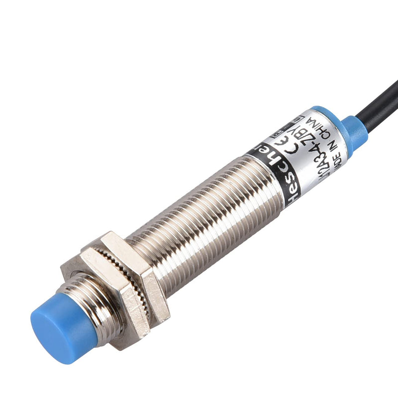 M12 Proximity Sensor, Inductive, Non-Shield Type, LJ12A3-4-Z/BY, 4mm, 10-30VDC, 200mA, PNP NO, 3 Wire, Motion Detector Device