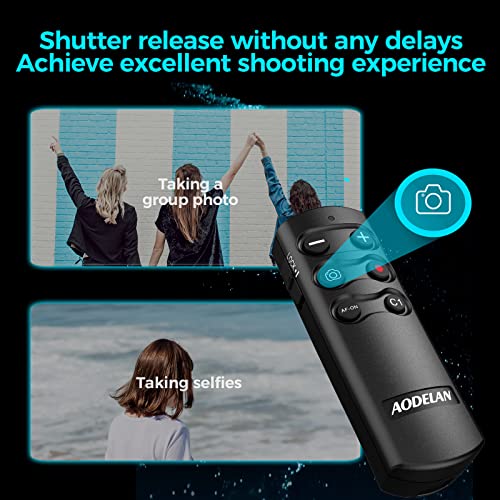 Wireless Remote Shutter Release for Sony ZV-E10, ZV-1, A7III, A7IV, a6400