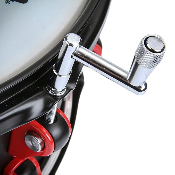 Drum Keys 5 Pack Chrome Steel Construction Standard Drum Keys with Ratchet Torque Wrench Drill Bit Drum Key Tuner Percussion Hardware Tool for Drum Accessories