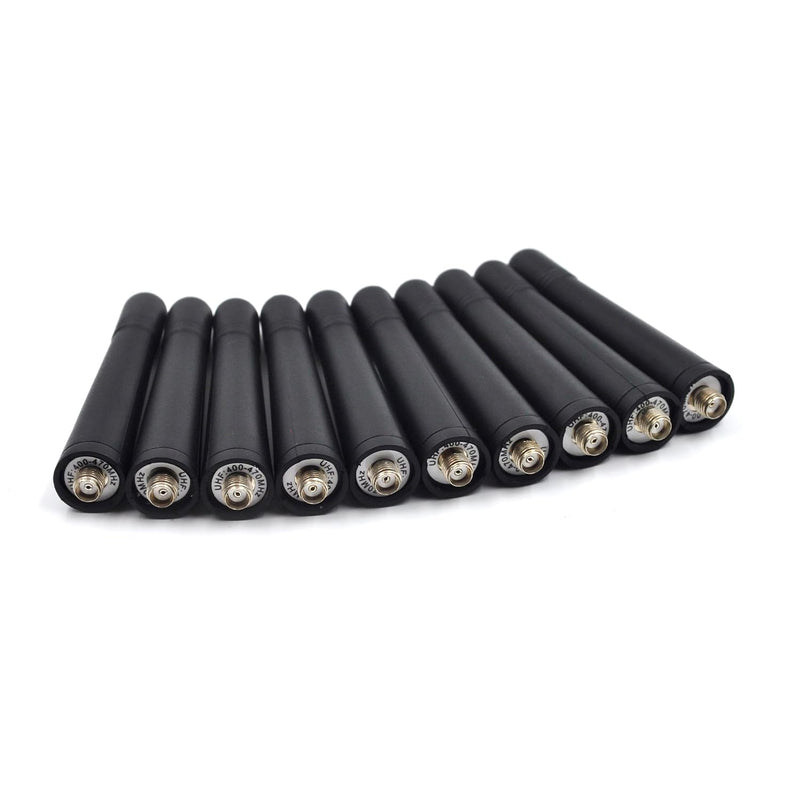 (10-Pack) KRA-23 UHF 400-470MHz Stubby Antenna for Kenwood TK360 TK370 TK372 TK380 TK390 TK-3173 TK-3302 TK-3310 TK-3312 TK-3207G TK-3140 TK-3160 Two-Way Radio