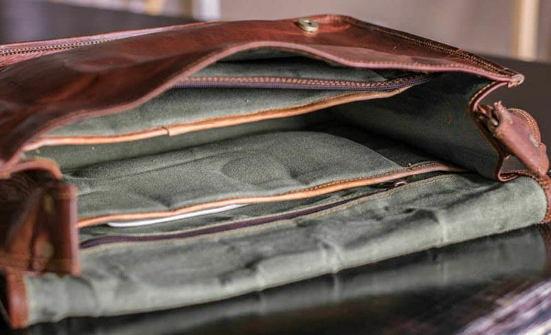 11 inch Small Crossbody Shoulder Genuine Leather iPad/Tablet Vintage Messenger Bag For 10.5 inch iPad Pro for Women & Men Simple