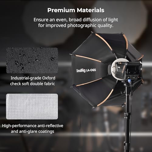 SmallRig 25.6" Bowens Mount Softbox Photography Lighting Kit, Quick Release 25"/65cm